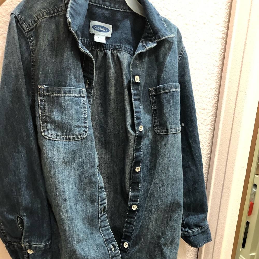 Little girls blue jean dress